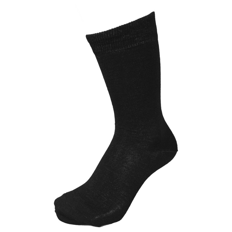 Insulating Silver Socks w/o Cuffs (Black) | Health and Care
