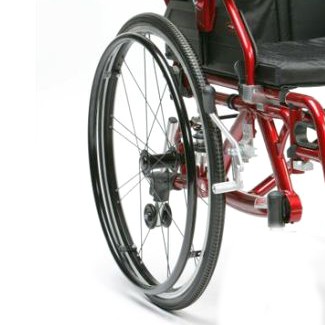 Replacement 24 inch Back Wheel for Drive Medical K Chair Self Propelled Wheelchair