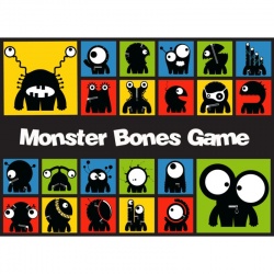 Monster Bones Phonics Board Game