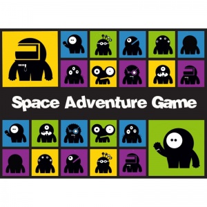 Space Adventure Phonics Board Game