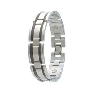 Sabona Executive Stainless Black Magnetic Bracelet