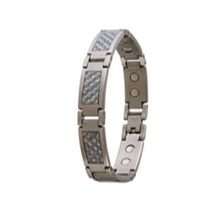 Sabona Grey Carbon Fibre Stainless Magnetic Bracelet