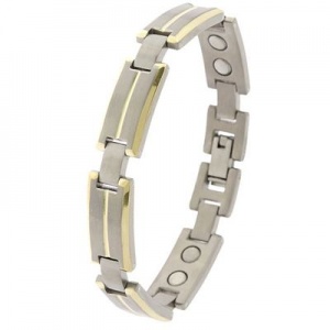 Sabona Titanium Dress Duet Magnetic Bracelet