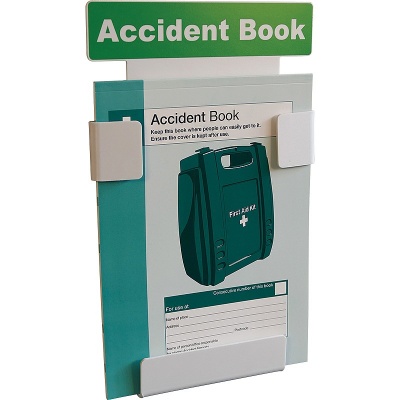 Safety First Aid Accident Book Station with A4 Accident Book