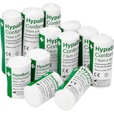 Safety First Aid HypaBand Assorted Conforming Bandages (Pack of 12)