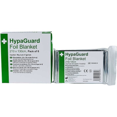Safety First Aid HypaGuard Foil Blankets (Box of 6)