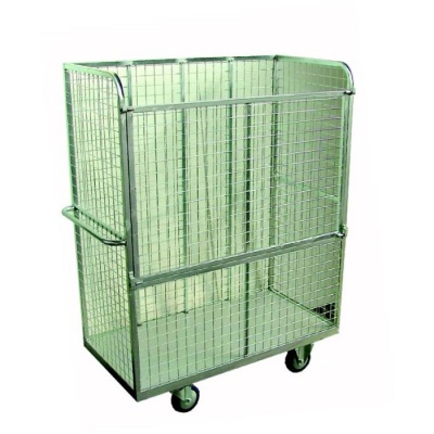 School Sports Equipment Large Upright Storage Cage Trolley