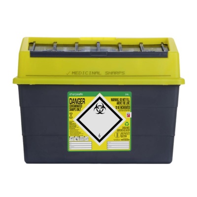 Sharpsafe 24 Litre Sharps Container Unit (Pack of 15)