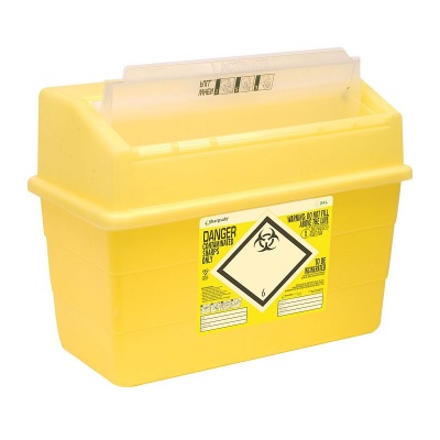 Sharpsafe 24 Litre Protected Access Sharps Container Unit (Pack of 10)