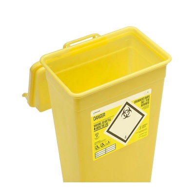 Sharpsafe 25 Litre Laparoscopic Sharps Container Yellow Unit (Pack of 10)