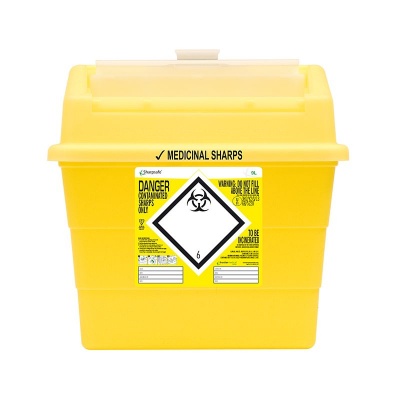 Sharpsafe 9 Litre Sharps Container Units (Pack of 20)