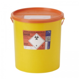 Sharpsguard Orange 22L RA High-Volume Sharps Containers (Case of 5)