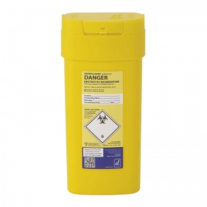 Sharpsguard Yellow 0.6L Sharps Containers (Case of 48)