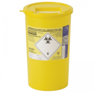Sharpsguard Yellow 5L General-Purpose Sharps Container (Case of 48)
