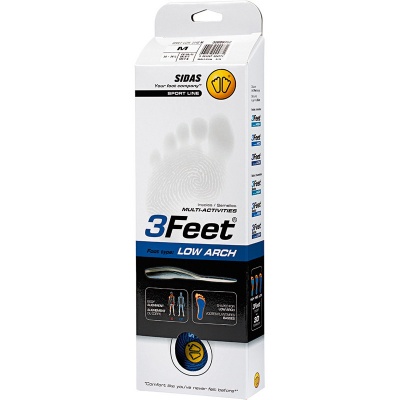 Sidas 3Feet Everyday Insoles for Low Arches