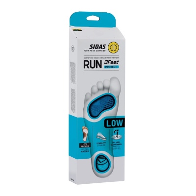 Sidas 3Feet Run Protect Running Insoles for Low Arches