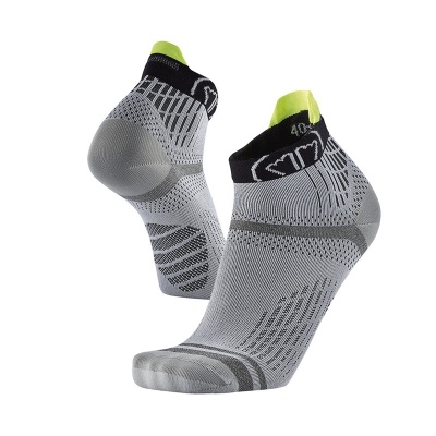 Sidas Run Feel Ankle Track Running Socks (Grey/Black)