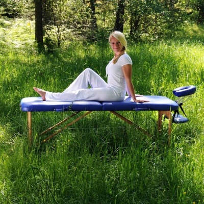 Sissel Robust Blue Portable Massage Table