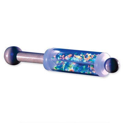 SpaceKraft Rolling Glitter Tube Fidget Toy
