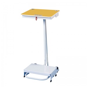 Sunflower Medical 90 Litre Free-Standing Sack Holder with Yellow Lid for Incineration