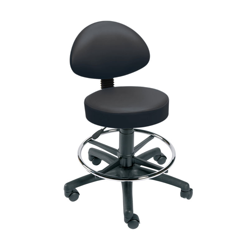 Lift Stool Practitioner Stool with Foot Ring | Health and Care