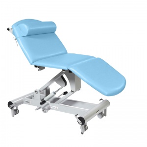 Sunflower Medical Fusion Classic Sky Blue Three-Section Hydraulic Couch