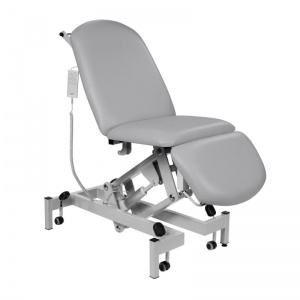 Sunflower Medical Grey Fusion Electric Height Treatment Chair with Single Foot Section
