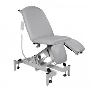 Sunflower Medical Grey Fusion Electric Height Treatment Chair with Split Foot Section