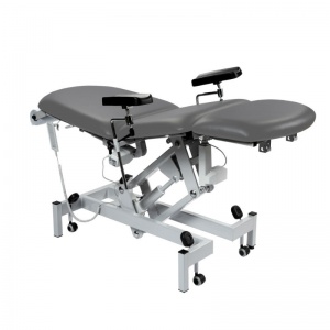 Sunflower Medical Grey Fusion Electric Phlebotomy Chair with Tilting Seat
