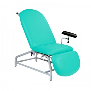 Sunflower Medical Mint Fusion Fixed-Height Phlebotomy Chair with Adjustable Feet