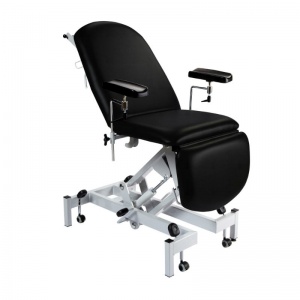 Sunflower Medical Black Fusion Hydraulic Height Phlebotomy Chair