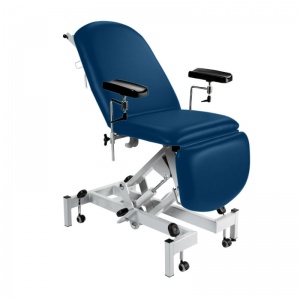 Sunflower Medical Navy Fusion Hydraulic Height Phlebotomy Chair