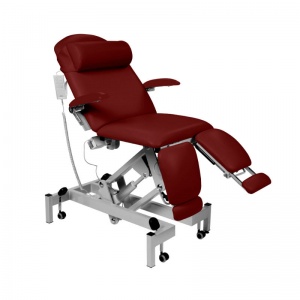 Sunflower Medical Red Wine Fusion Podiatry Electric Tilting Chair