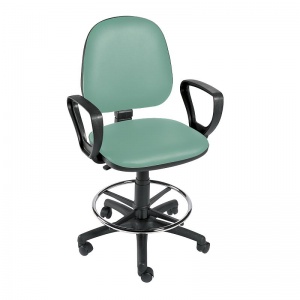 Sunflower Medical Mint Gas-Lift Chair with Foot Ring and Arm Rests