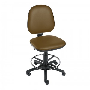 Sunflower Medical Walnut Gas-Lift Chair with Foot Ring