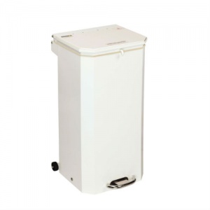Sunflower Medical 70 Litre Clinical Hospital Waste Bin with White Lid for General Use