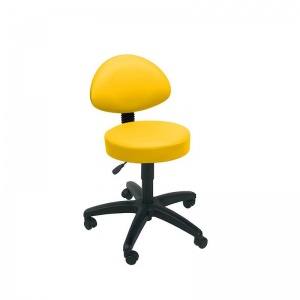 Sunflower Medical Primrose Gas-Lift Stool with Back Rest