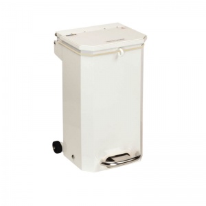 Sunflower Medical 20 Litre Clinical Hospital Waste Bin with White Lid for General Use