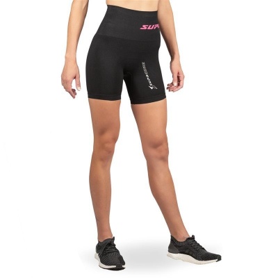 Supacore Women's CORETECH Postpartum, Injury Recovery and Prevention Compression Shorts (Black)