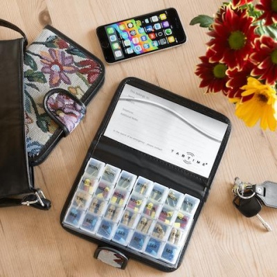 Tabtime Tapestry Pill and Tablet Wallet Organiser
