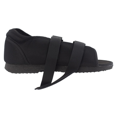 Scarpa Post-operatoria Fortuna - Antiscivolo E Regolabile, Colore Nero (scegli La Tua Taglia)