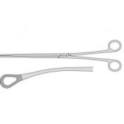 Kelly Uterine Polypus Forceps With Fenestrated Serrated Jaws And A Box Joint 320mm Curved
