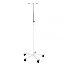 Bristol Maid Mild-Steel Mobile Infusion Stand (Two Hooks)