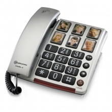 Amplicomms BigTel 40 Plus Big Button Amplified Corded Telephone with Photo Buttons