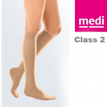Medi Mediven Elegance Class 2 Beige Below Knee Compression Stockings