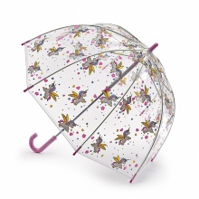 Fulton Funbrella Clear Dome Children's Umbrella (Bella The Unicorn)
