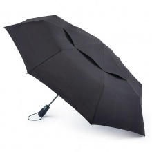 Fulton Tornado High-Performance Vented Auto-Compact Umbrella (Black)