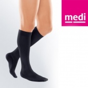 Medi Black Travel Socks for Men