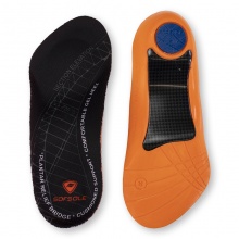 DELUXE LEATHER ODOUR RESISTANT INSOLES BLACK UK 3-4,14,15,16 FULL LENGTH