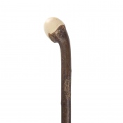 HAZEL COPPICE KNOB WALKINGSTICK NATURAL WOOD